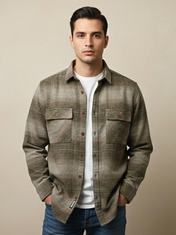 Causal Checked Shirt