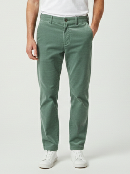 Regular Fit Corduroy Trouser TRS-RGL-OLV-32-004