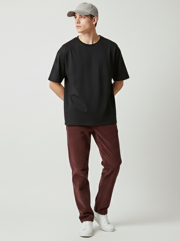 Regular Fit Corduroy Trouser - Image 2