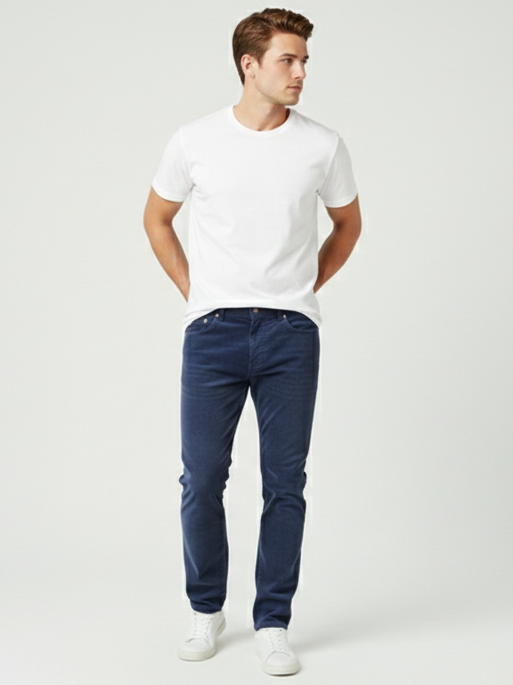 Premium Regular Fit Corduroy Trouser - Image 2