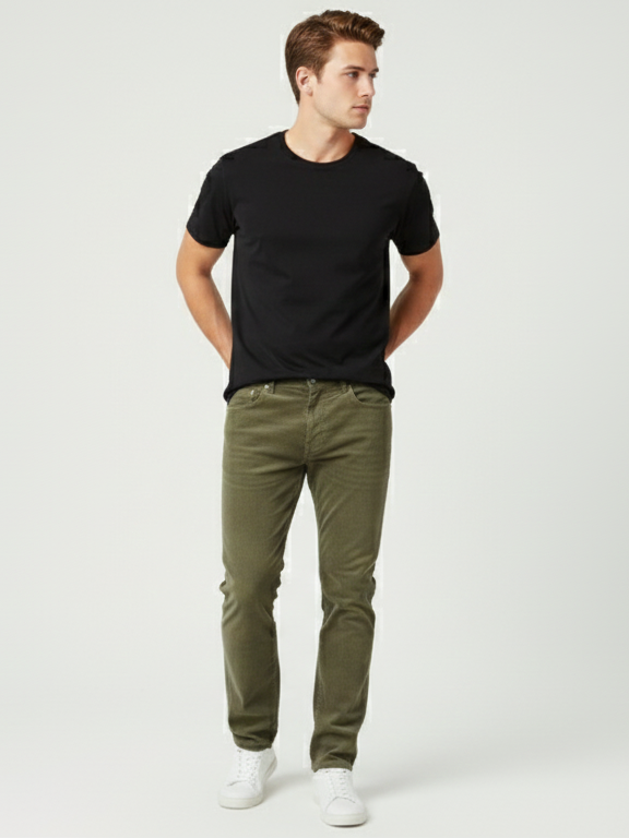 Premium Regular Fit Corduroy Trouser - Image 2