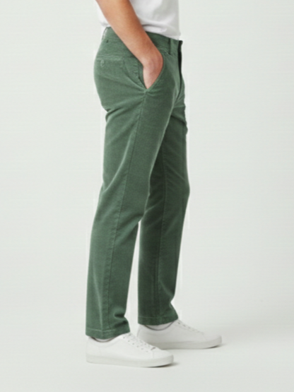 Regular Fit Corduroy Trouser TRS-RGL-BLU-32-004 - Image 3