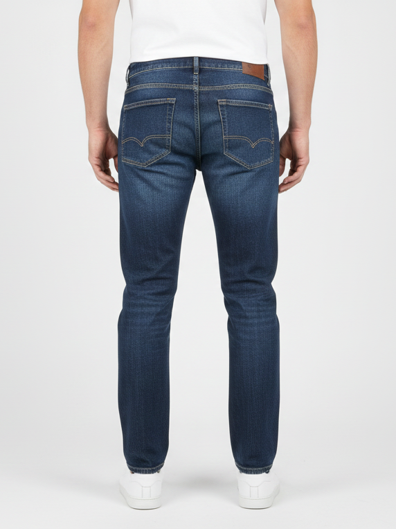 Slim Fit Blue Denim Jeans - Image 4