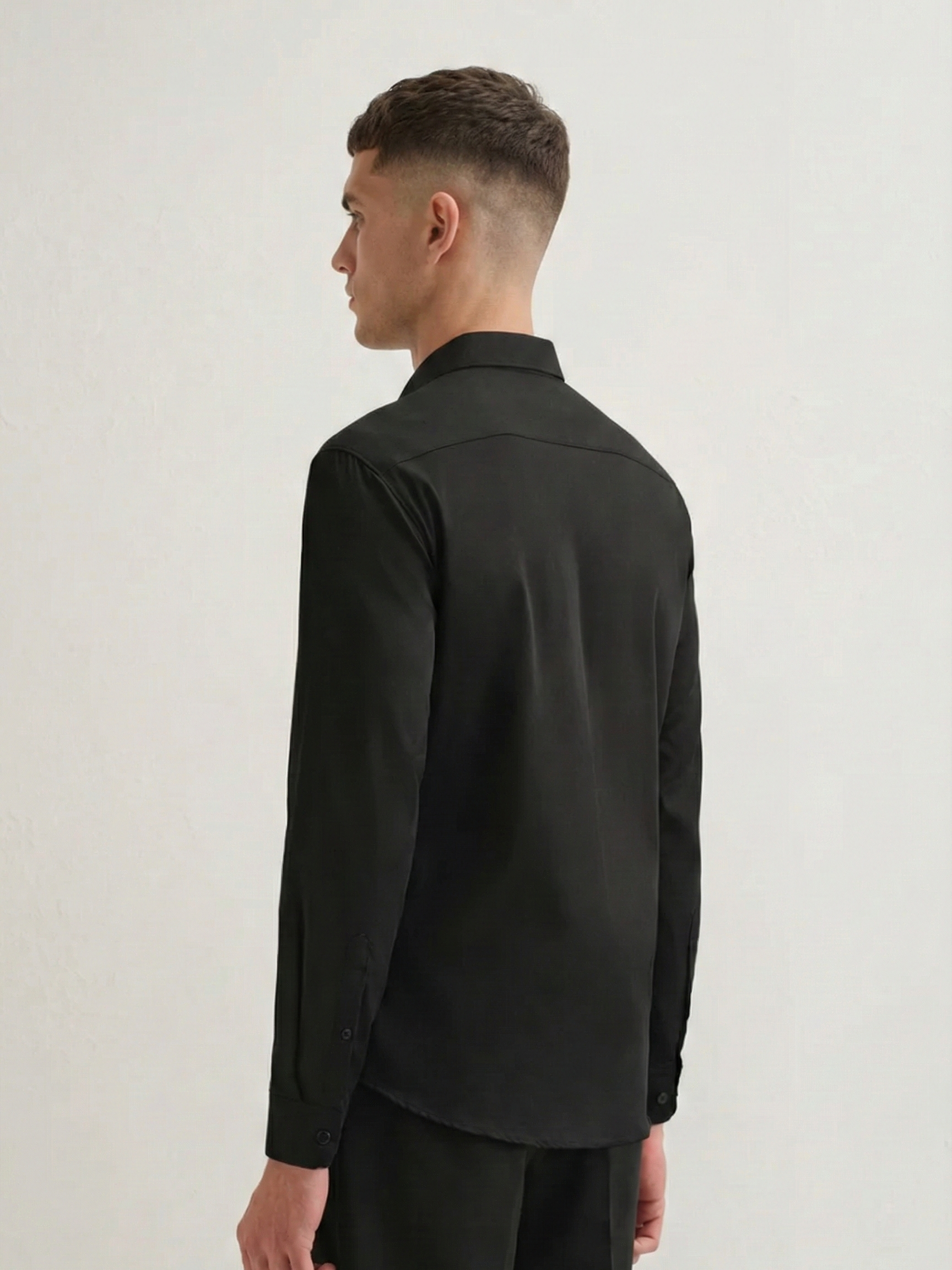 Black Eagle Embellished Handwork Designer Shirt - Image 6