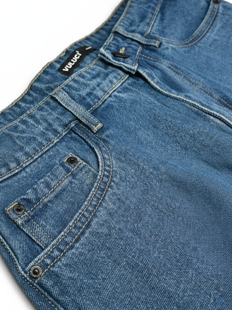 Baggy Fit Washed Jeans - Image 6