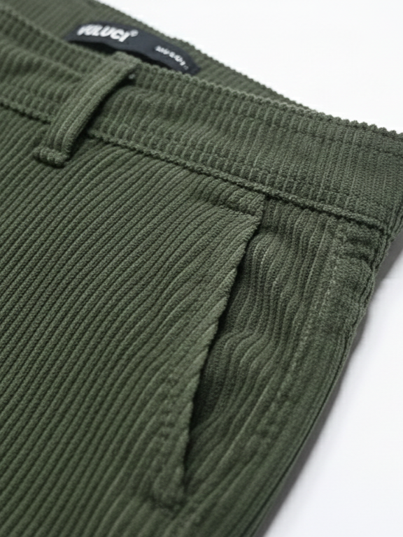 Regular Fit Corduroy Trouser TRS-RGL-GRN-32-001 - Image 6